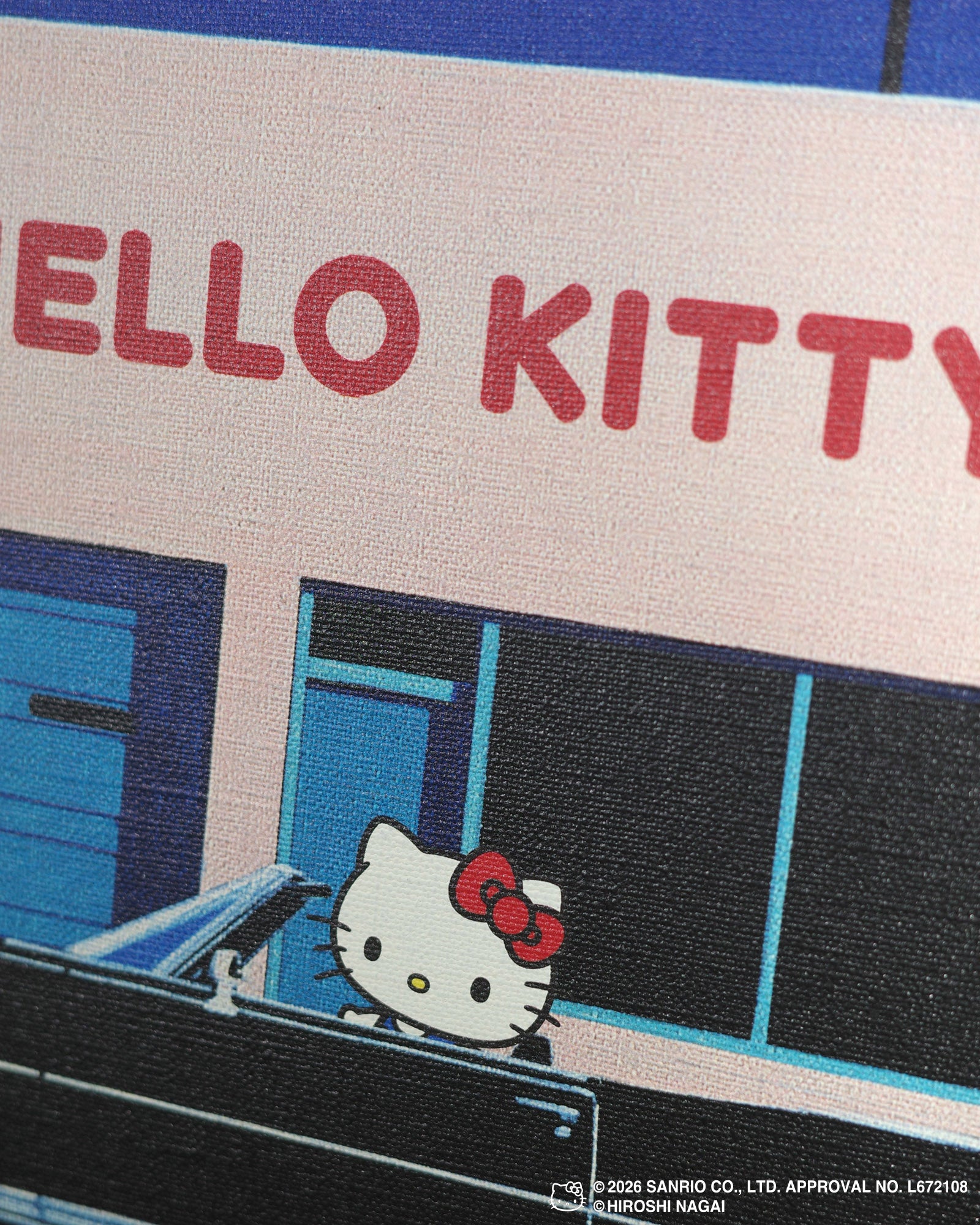 【8/1(土)18:00発売】HIROSHI NAGAI × HELLO KITTY  CANVAS PRINT KTHN-CP Untitled_1