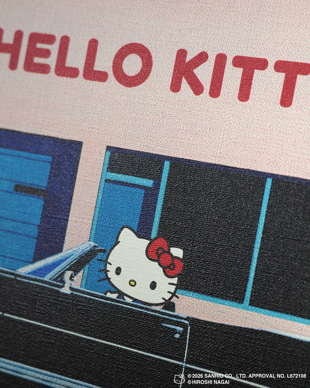 【8/1(土)18:00発売】HIROSHI NAGAI × HELLO KITTY  CANVAS PRINT KTHN-CP Untitled_1