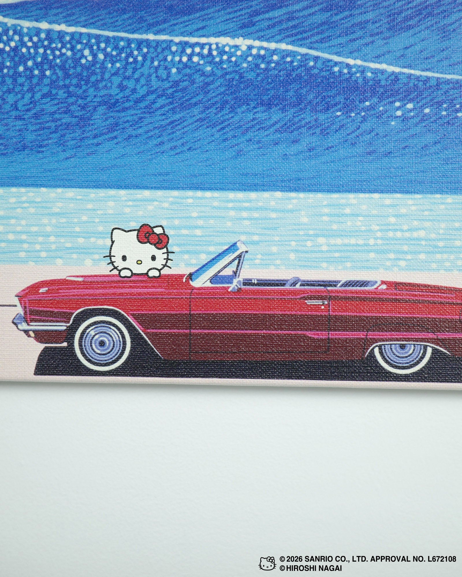 【8/1(土)18:00発売】HIROSHI NAGAI × HELLO KITTY  CANVAS PRINT KTHN-CP Untitled_2