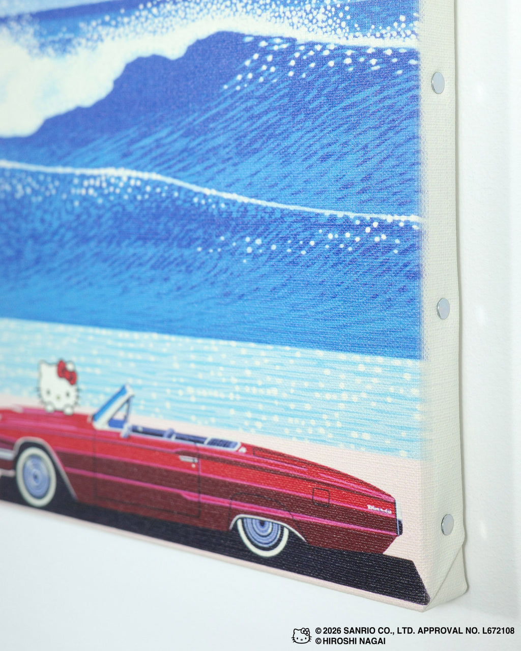 【8/1(土)18:00発売】HIROSHI NAGAI × HELLO KITTY  CANVAS PRINT KTHN-CP Untitled_2