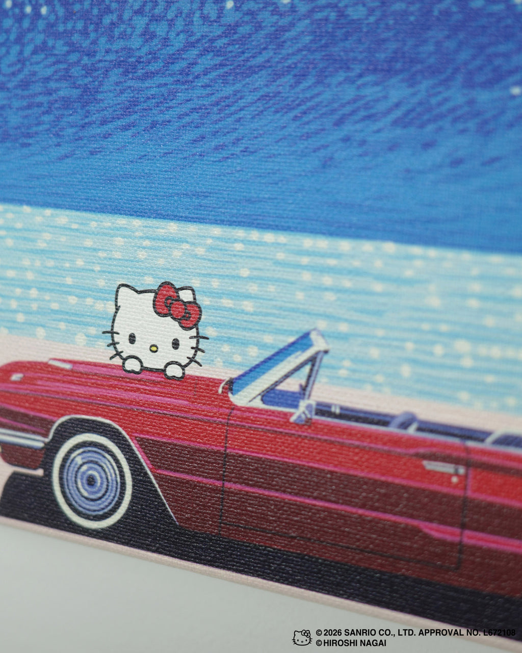 【8/1(土)18:00発売】HIROSHI NAGAI × HELLO KITTY  CANVAS PRINT KTHN-CP Untitled_2