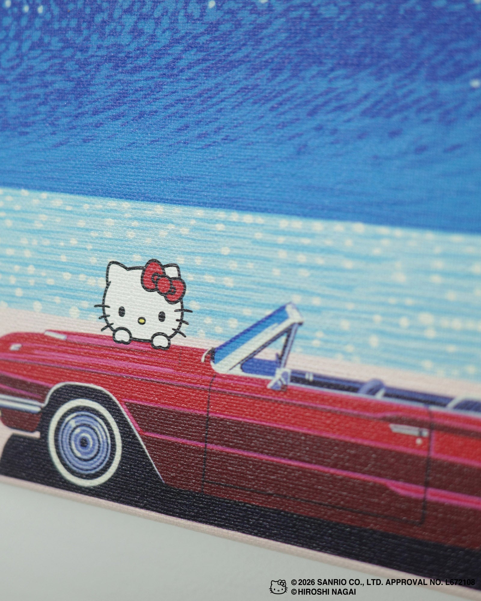 【8/1(土)18:00発売】HIROSHI NAGAI × HELLO KITTY  CANVAS PRINT KTHN-CP Untitled_2