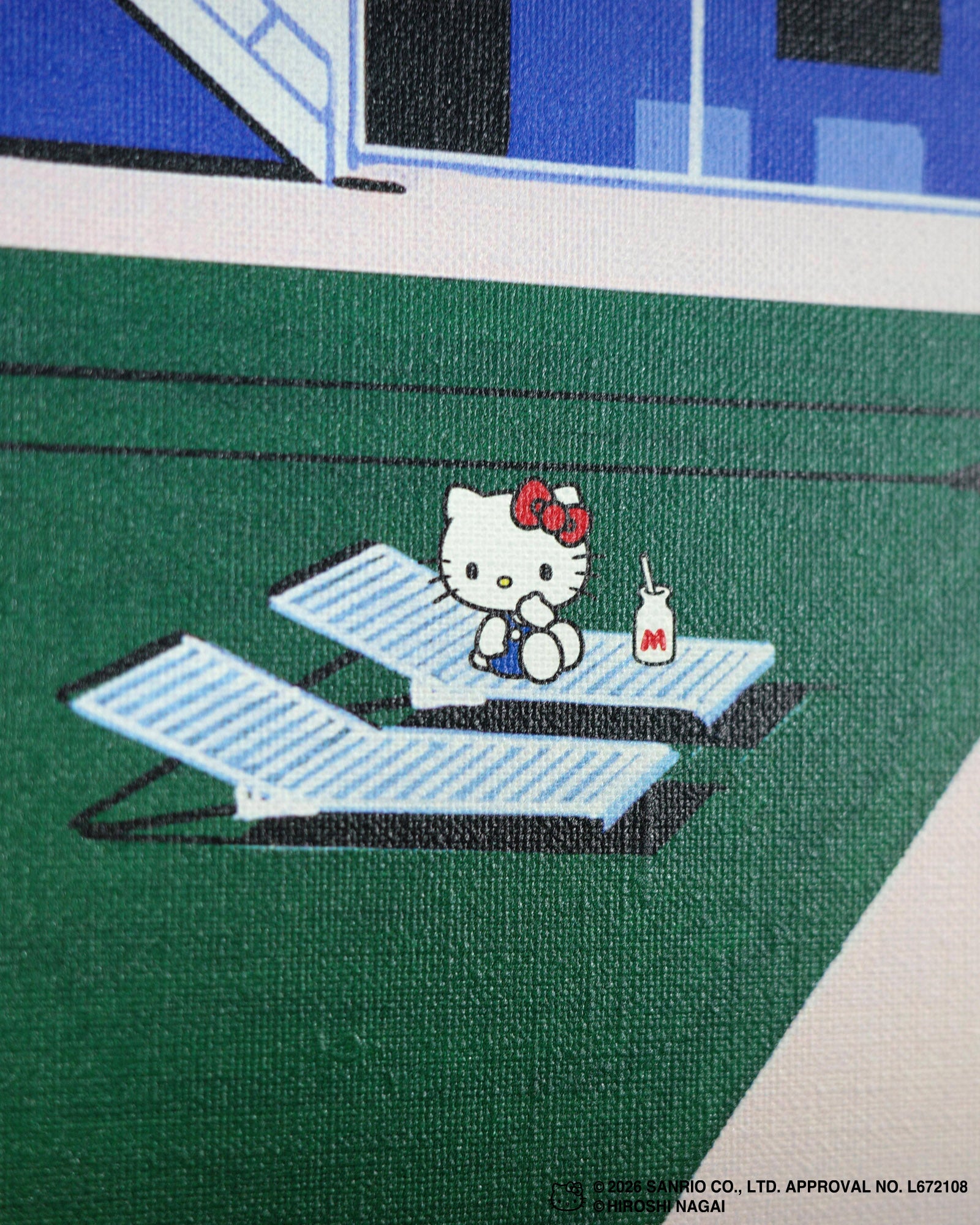 【8/1(土)18:00発売】HIROSHI NAGAI × HELLO KITTY  CANVAS PRINT KTHN-CP Untitled_3