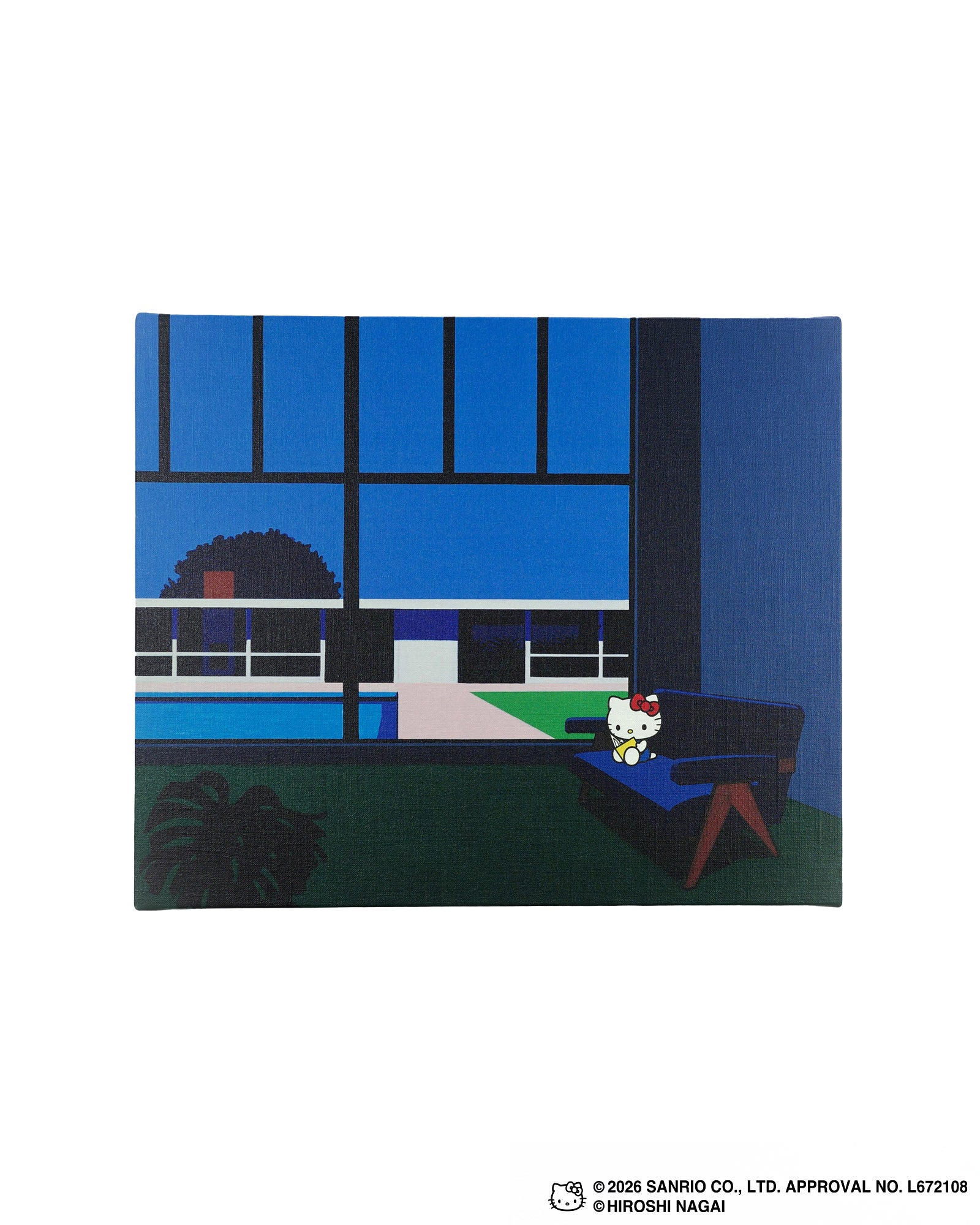 【8/1(土)18:00発売】HIROSHI NAGAI × HELLO KITTY  CANVAS PRINT KTHN-CP Untitled_4