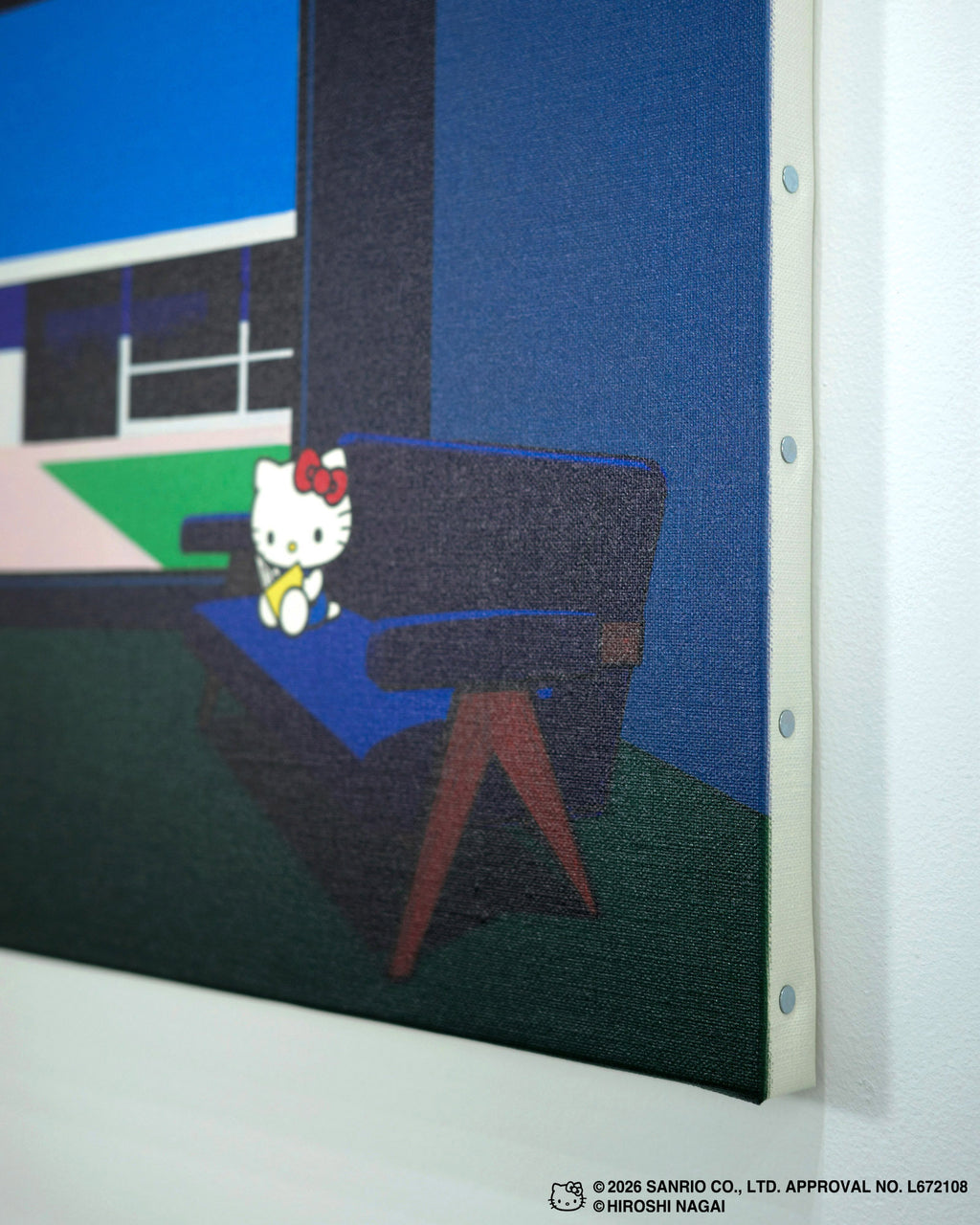 【8/1(土)18:00発売】HIROSHI NAGAI × HELLO KITTY  CANVAS PRINT KTHN-CP Untitled_4