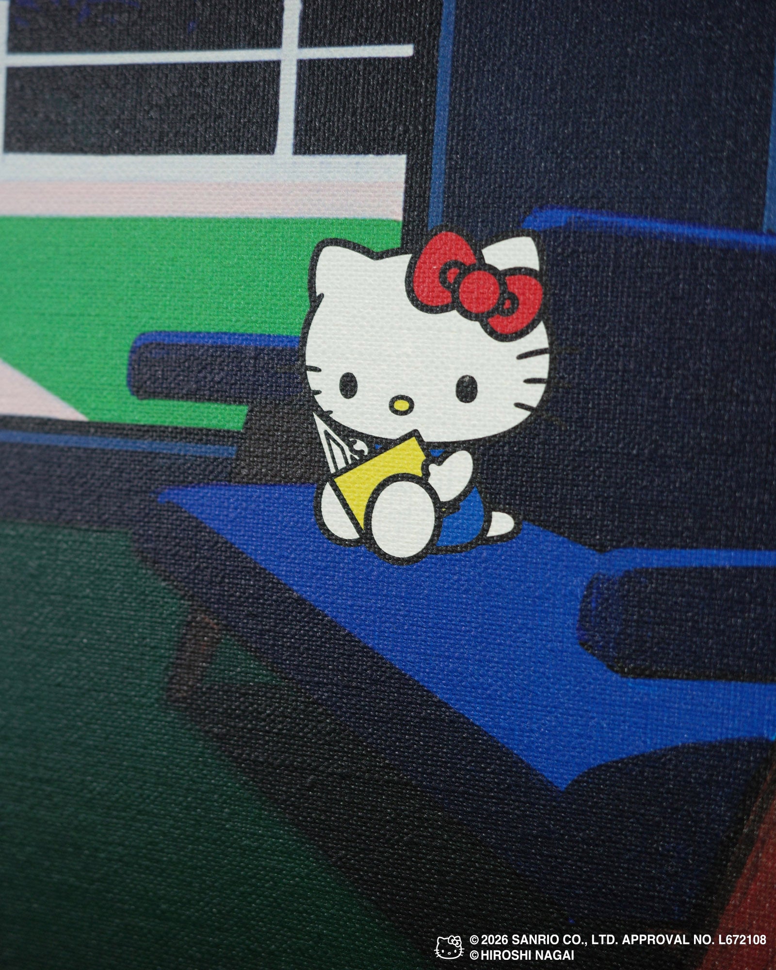 【8/1(土)18:00発売】HIROSHI NAGAI × HELLO KITTY  CANVAS PRINT KTHN-CP Untitled_4