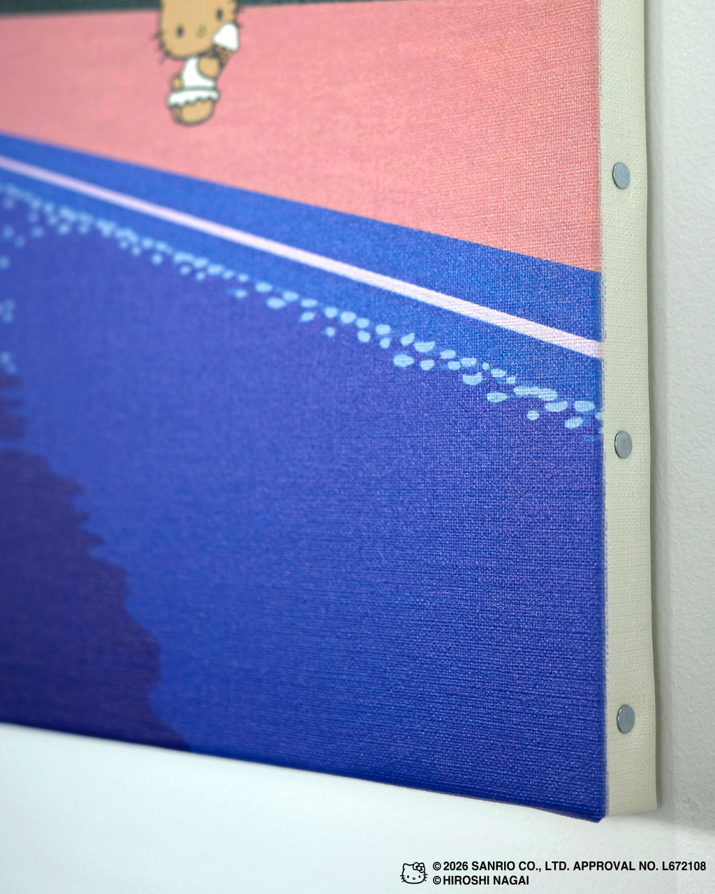 【8/1(土)18:00発売】HIROSHI NAGAI × HELLO KITTY  CANVAS PRINT KTHN-CP Untitled_5