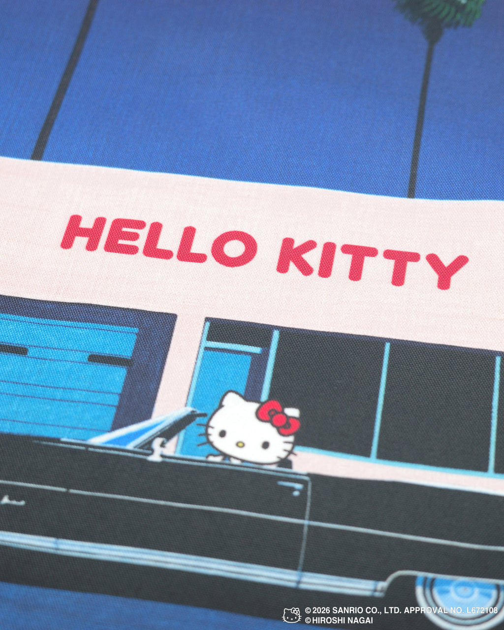 【8/1(土)18:00発売】HIROSHI NAGAI × HELLO KITTY  DRAWSTRING BAG  KTHN-DB Untitled_1