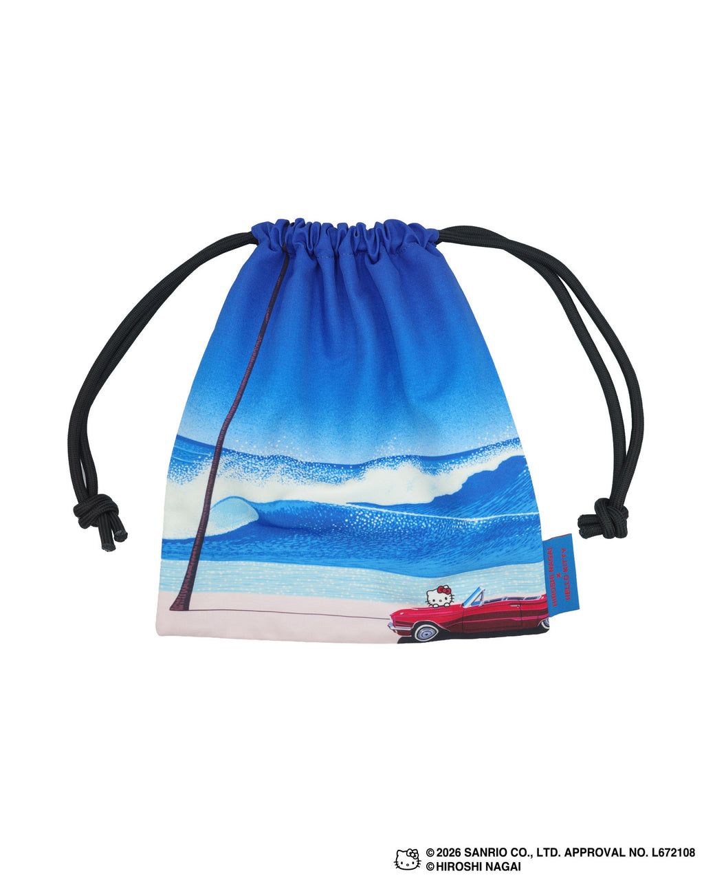 【8/1(土)18:00発売】HIROSHI NAGAI × HELLO KITTY  DRAWSTRING BAG  KTHN-DB Untitled_2