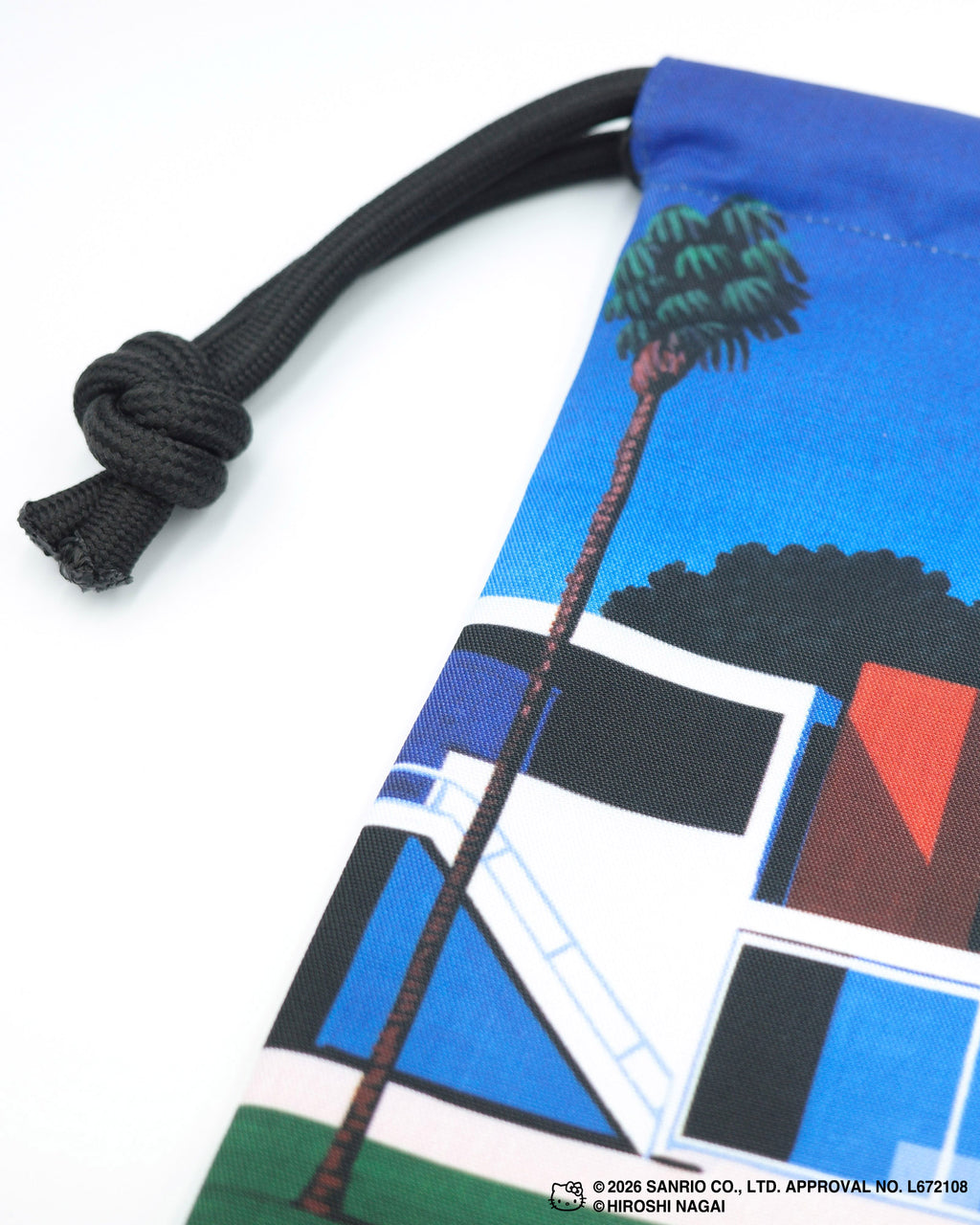 【8/1(土)18:00発売】HIROSHI NAGAI × HELLO KITTY  DRAWSTRING BAG  KTHN-DB Untitled_3