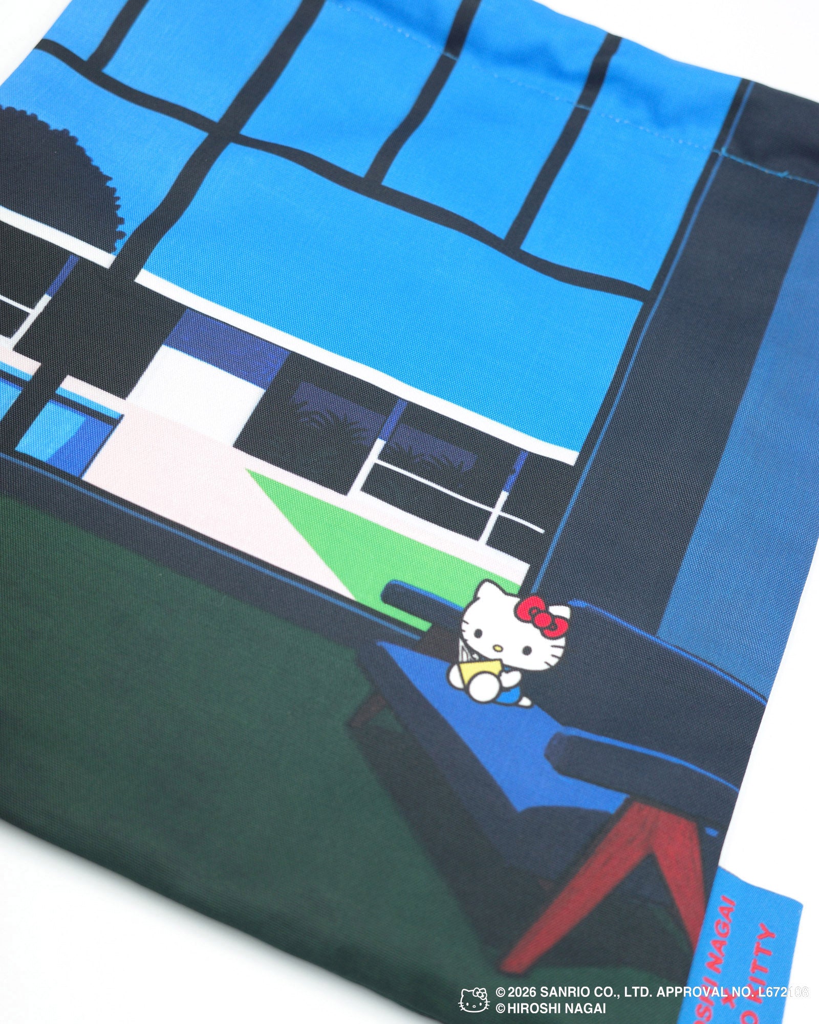 【8/1(土)18:00発売】HIROSHI NAGAI × HELLO KITTY  DRAWSTRING BAG  KTHN-DB Untitled_4