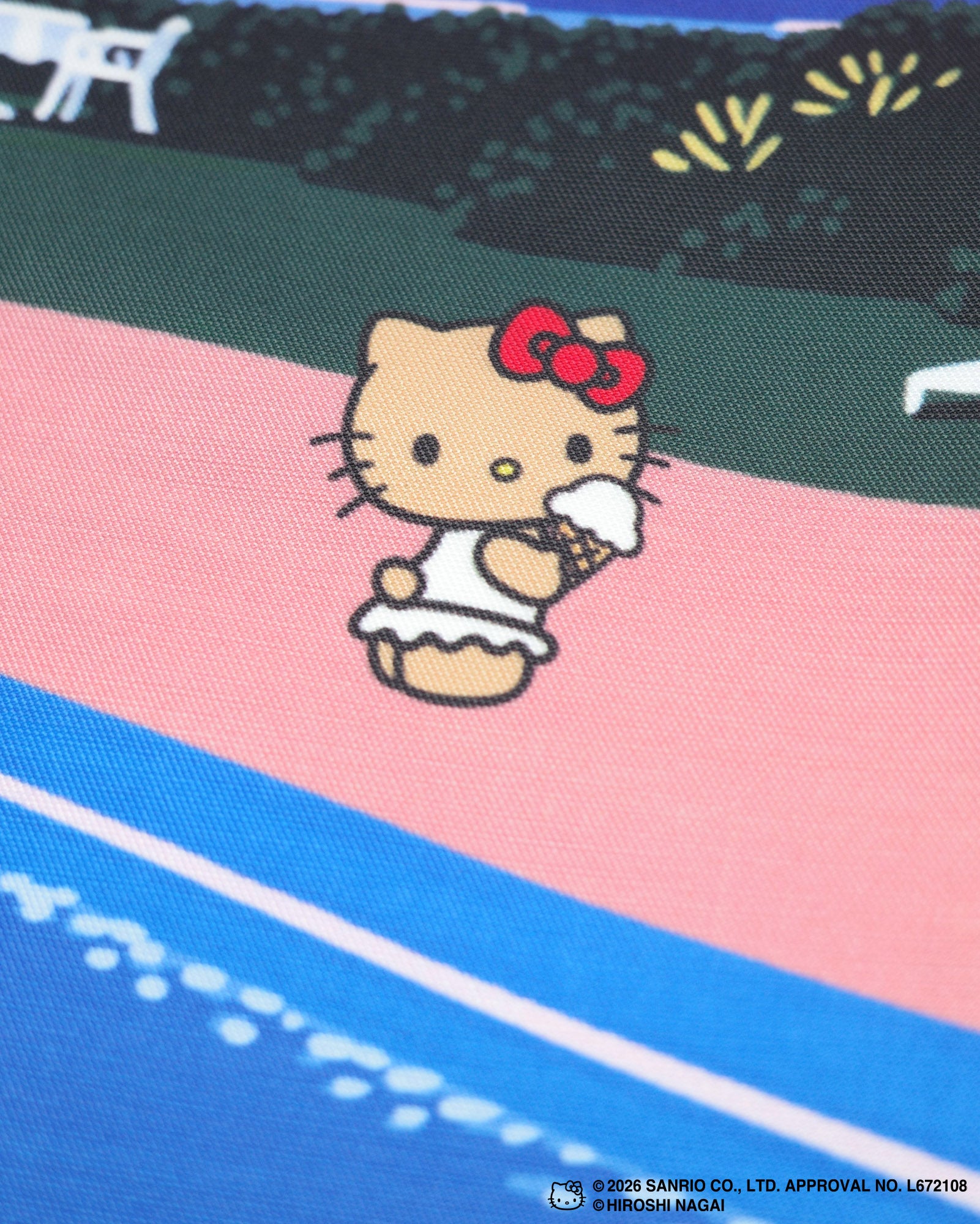 【8/1(土)18:00発売】HIROSHI NAGAI × HELLO KITTY  DRAWSTRING BAG  KTHN-DB Untitled_5