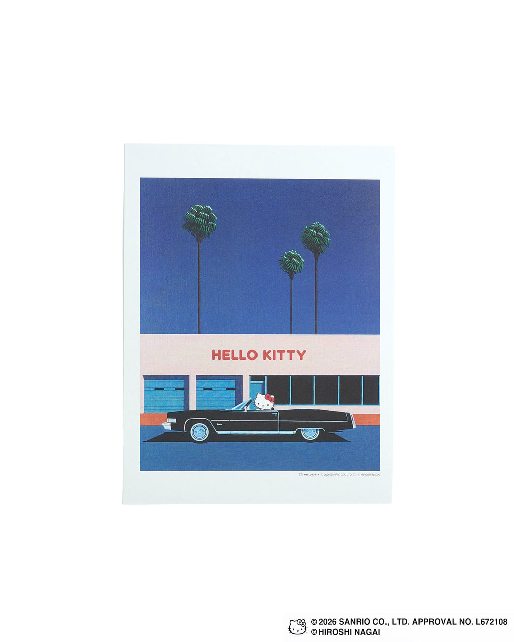 【8/1(土)18:00発売】HIROSHI NAGAI × HELLO KITTY  POSTER  KTHN-PT Untitled_1