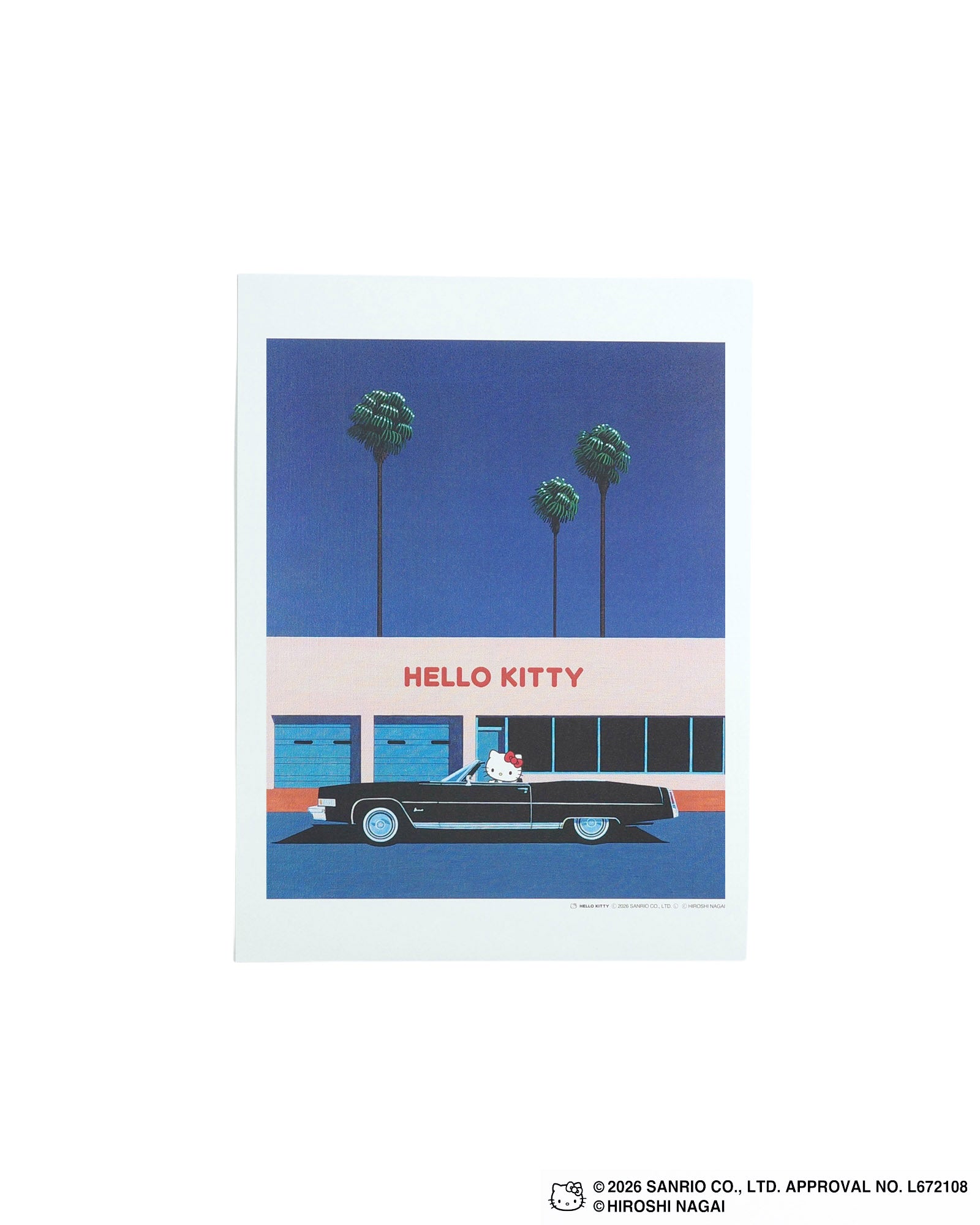 【8/1(土)18:00発売】HIROSHI NAGAI × HELLO KITTY  POSTER  KTHN-PT Untitled_1