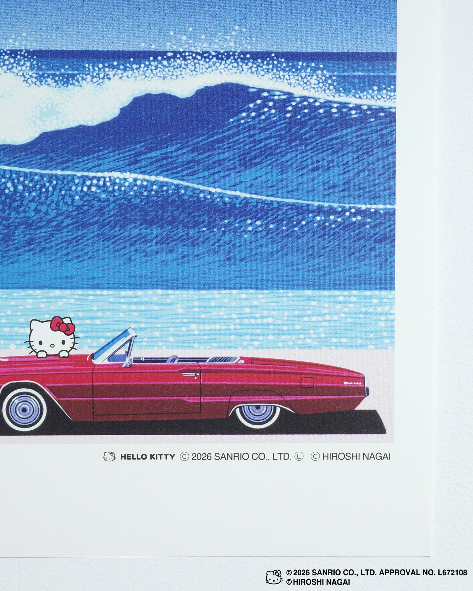 【8/1(土)18:00発売】HIROSHI NAGAI × HELLO KITTY  POSTER  KTHN-PT Untitled_2