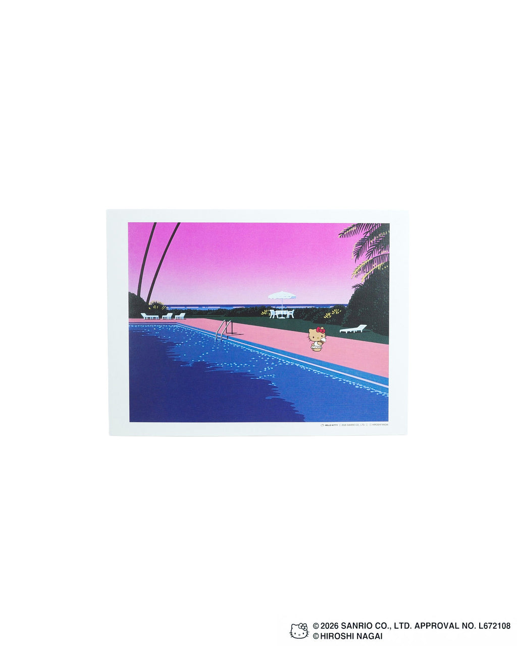 【8/1(土)18:00発売】HIROSHI NAGAI × HELLO KITTY  POSTER  KTHN-PT Untitled_5