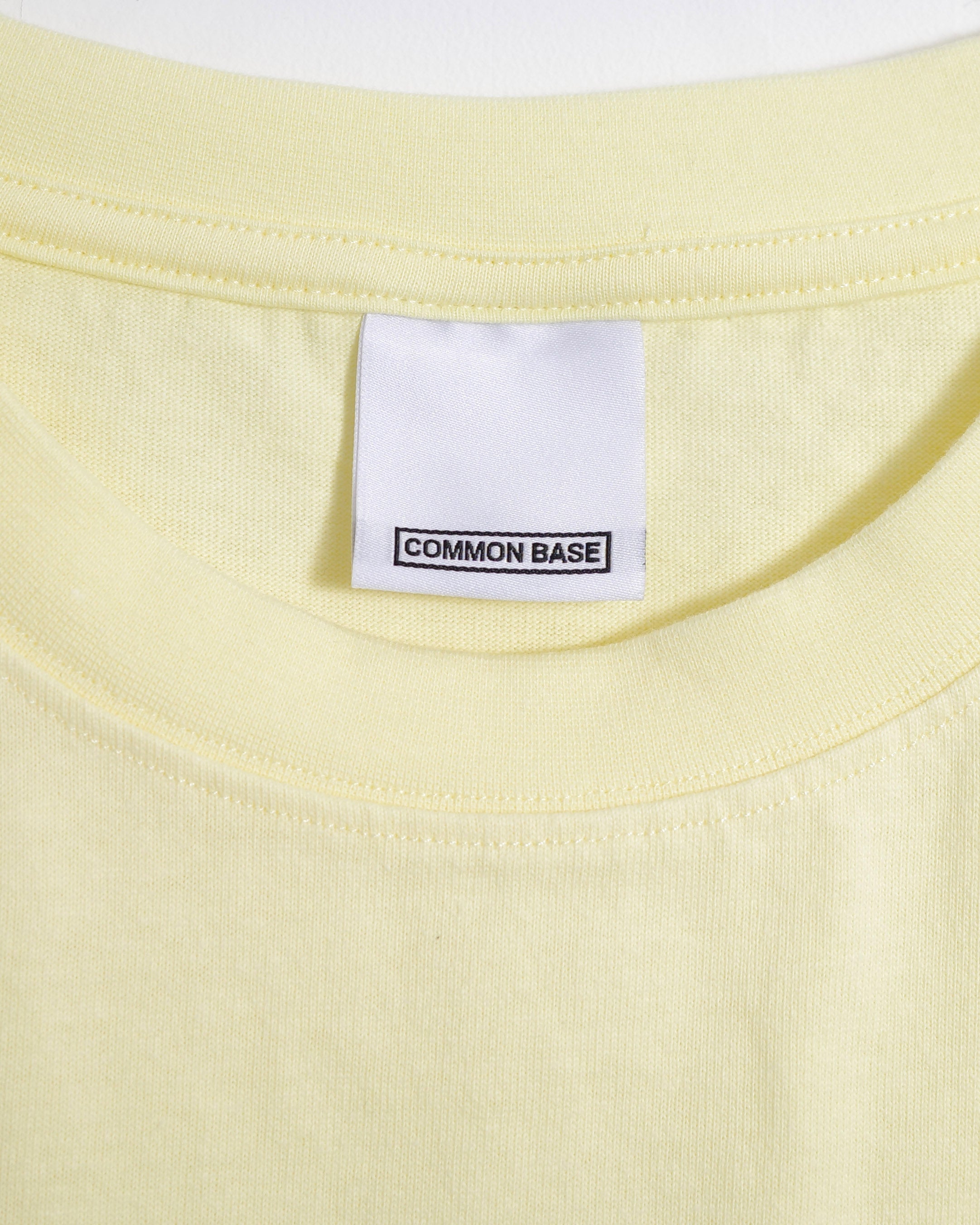 COMMON BASE L/S TEE CB-B02 LIGHT YELLOW