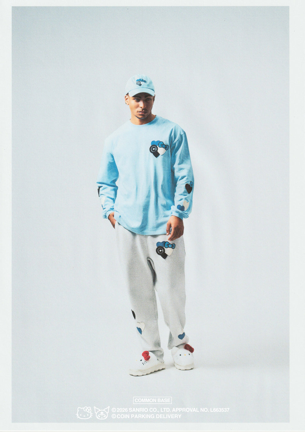 COIN PARKING DELIVERY × SANRIO CHARACTERS  CAP CPDSC-KTG1 LIGHT BLUE