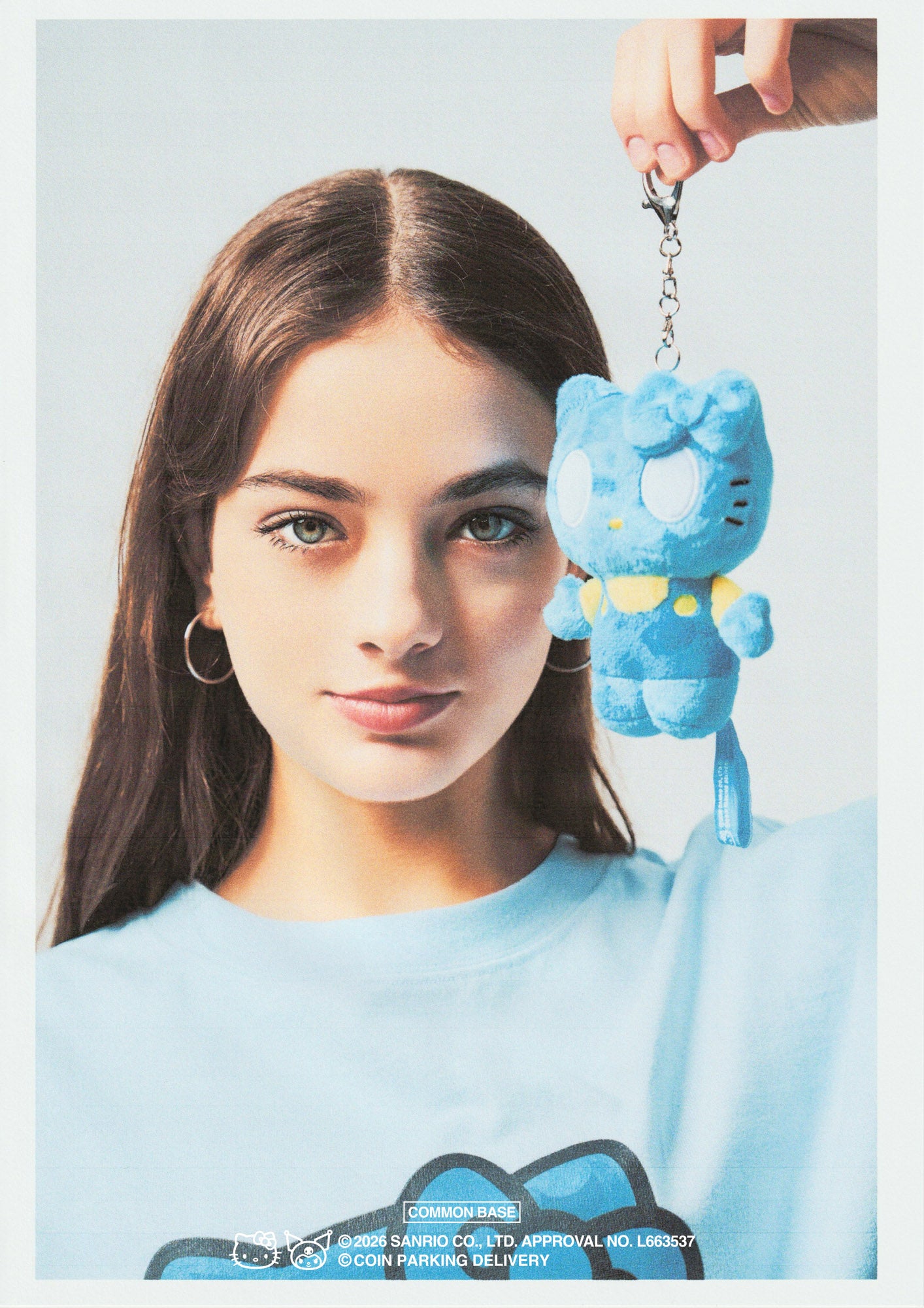 COIN PARKING DELIVERY × SANRIO CHARACTERS PRINT S/S TEE CPDSC-KT01 LIGHT BLUE