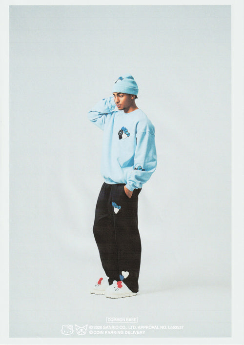 COIN PARKING DELIVERY × SANRIO CHARACTERS  BEANIE CPDSC-KTG2 LIGHT BLUE