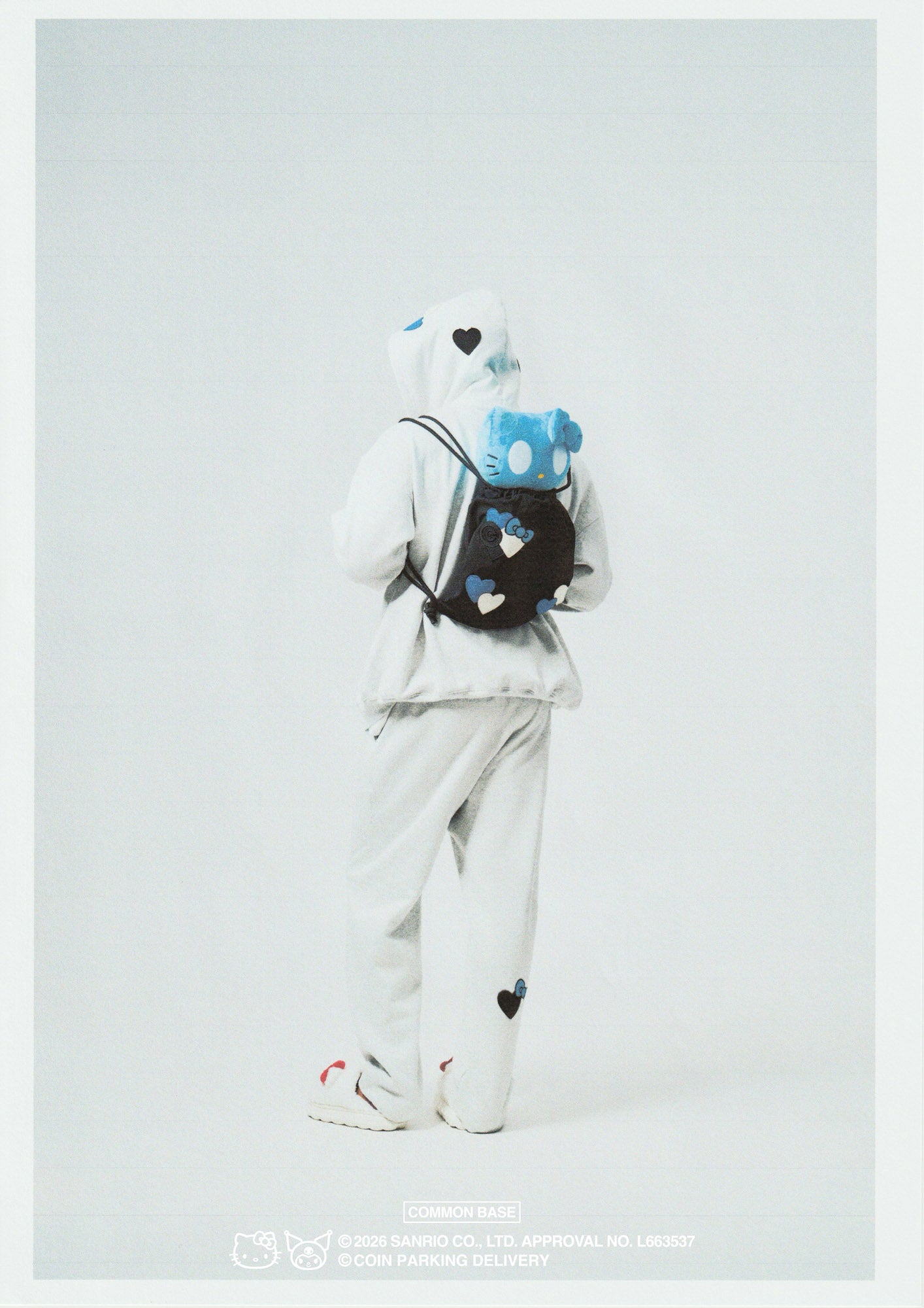 COIN PARKING DELIVERY × SANRIO CHARACTERS PATCHWORK ZIP SWEAT