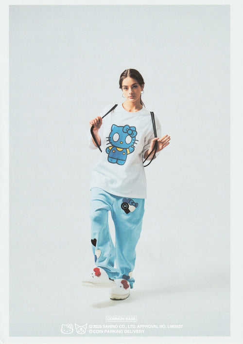 COIN PARKING DELIVERY × SANRIO CHARACTERS PRINT S/S TEE CPDSC-KT01 WHITE