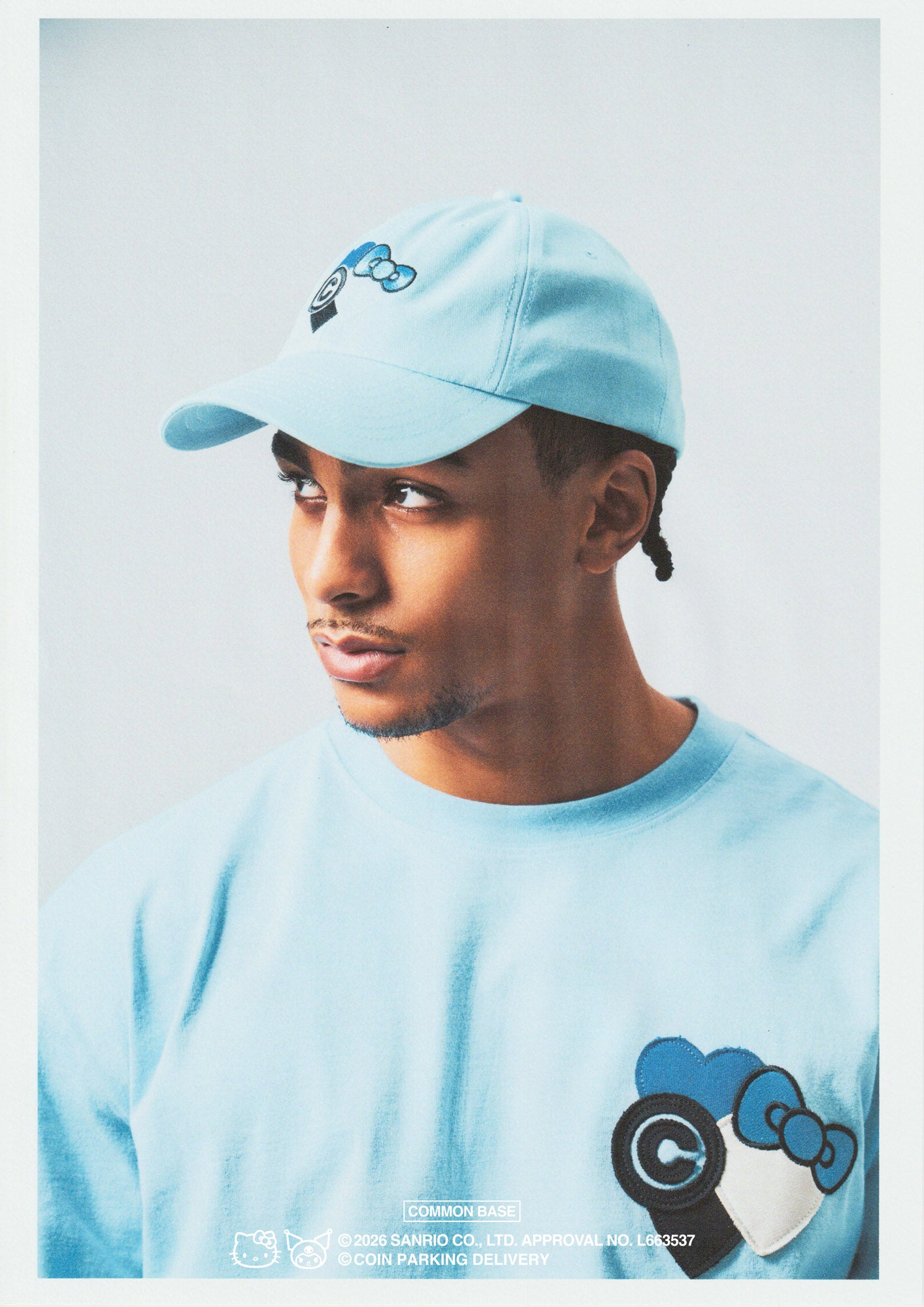 [On sale from 8:00 PM on January 31st] COIN PARKING DELIVERY × SANRIO CHARACTERS CAP CPDSC-KTG1 LIGHT BLUE