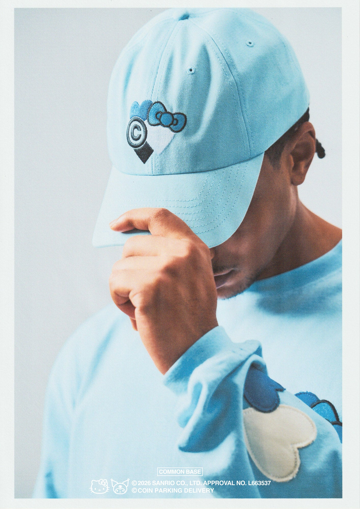 [On sale from 8:00 PM on January 31st] COIN PARKING DELIVERY × SANRIO CHARACTERS CAP CPDSC-KTG1 LIGHT BLUE