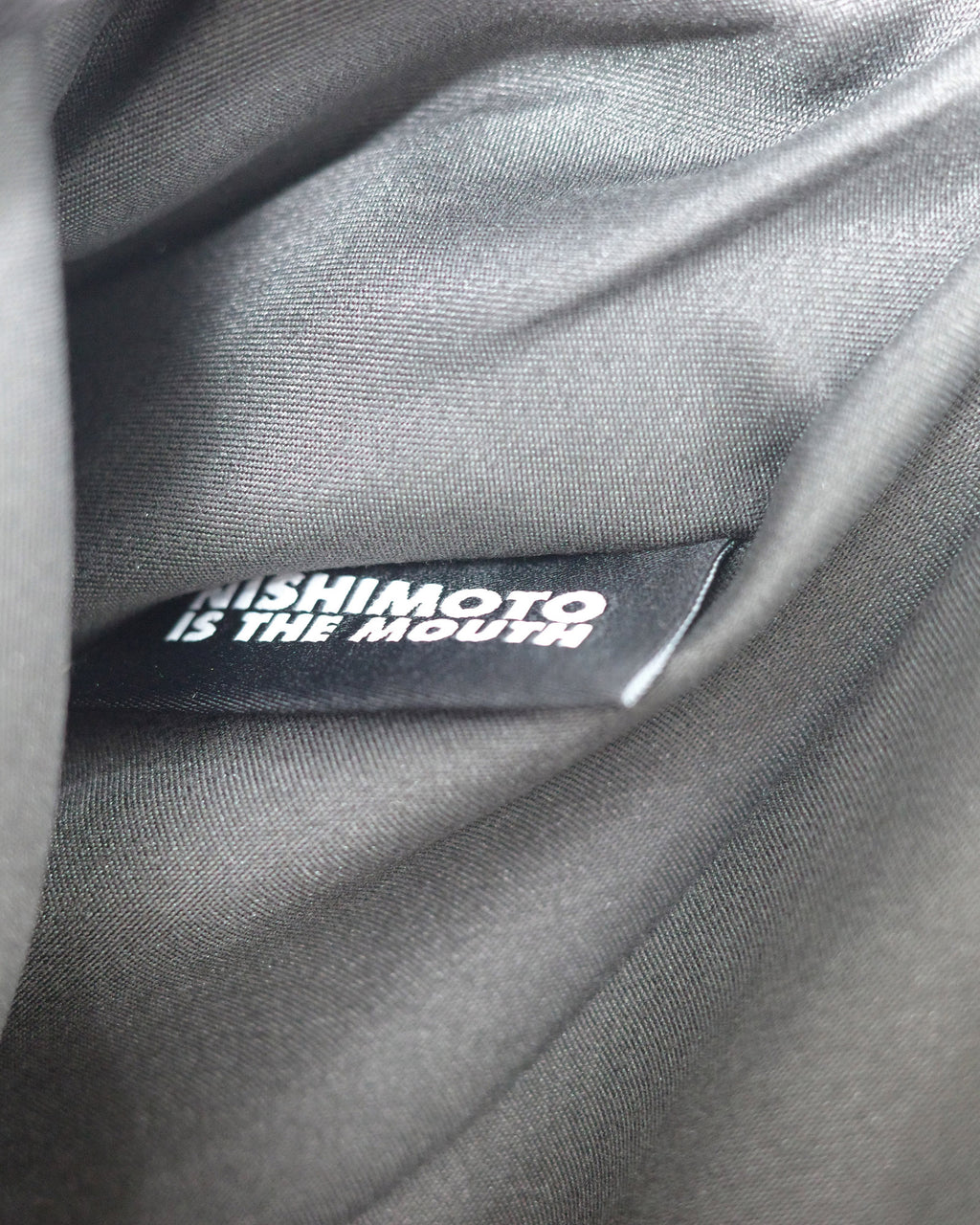 NISHIMOTO IS THE MOUTH BIG DRAWSTRING BAG NIM-G27 BLACK