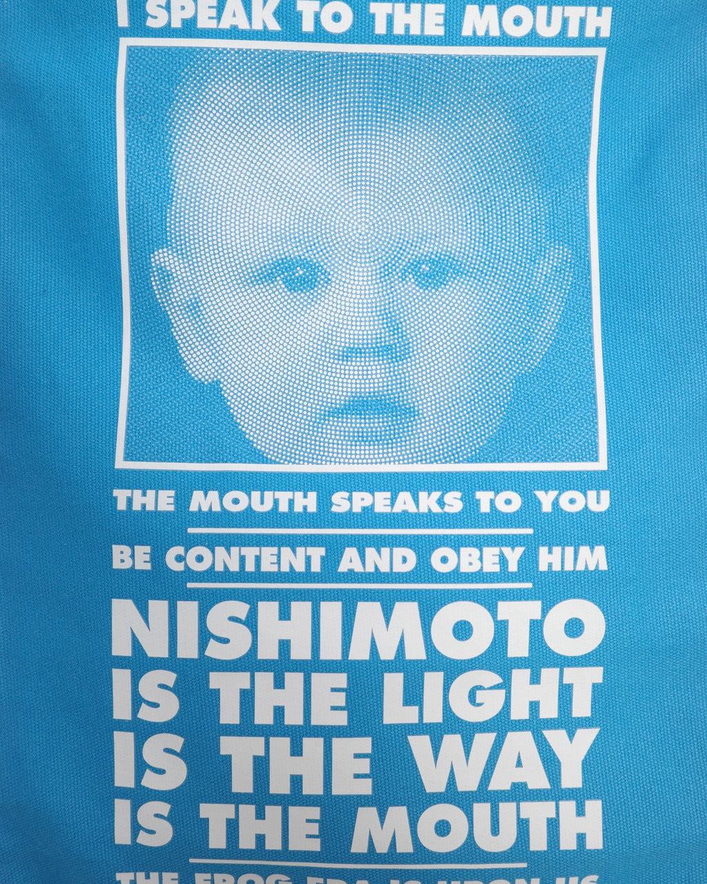 NISHIMOTO IS THE MOUTH BIG DRAWSTRING BAG NIM-G27 BLUE