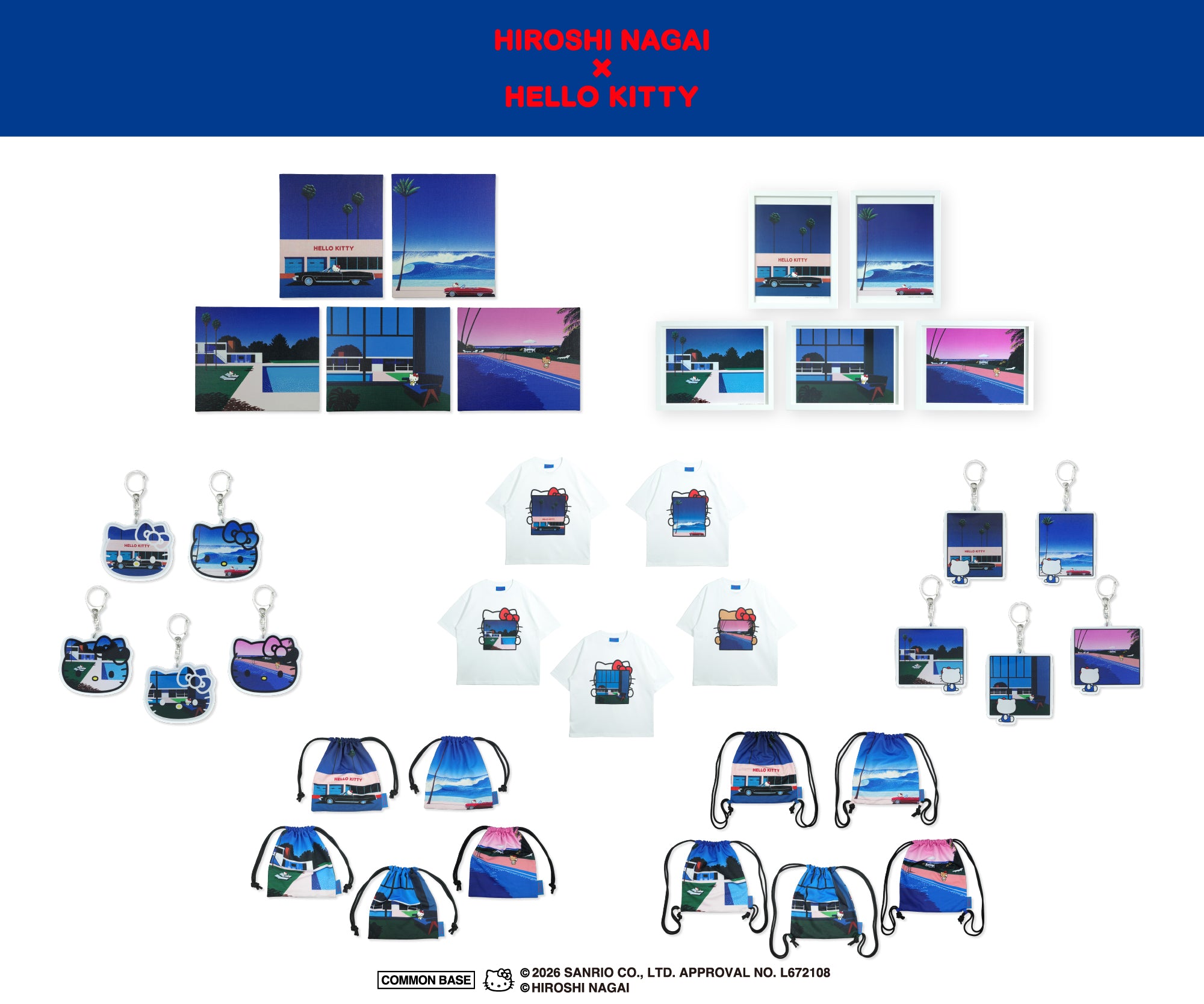 COMMON BASE | HIROSHI NAGAI × HELLO KITTY公式オンラインストア