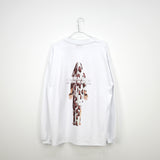 [Reserved product/Delivery in late August to early September] NISHIMOTO IS THE MOUTH BELIEVER FC L/S TEE NIM-B02 WHITE