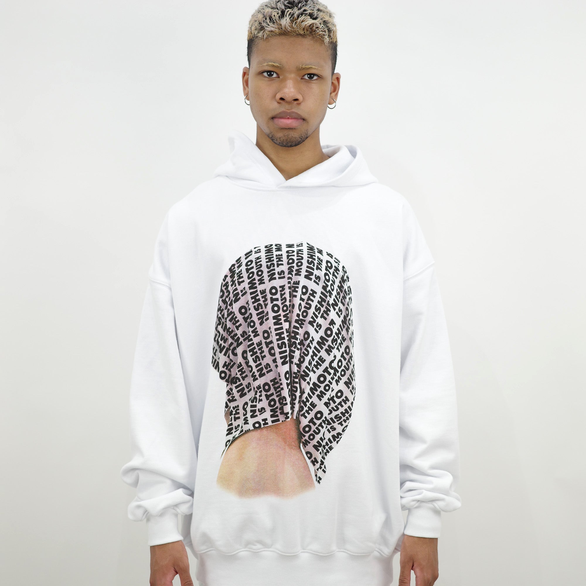 NISHIMOTO IS THE MOUTH BELIEVER FC SWEAT HOODIE NIM-B03 WHITE