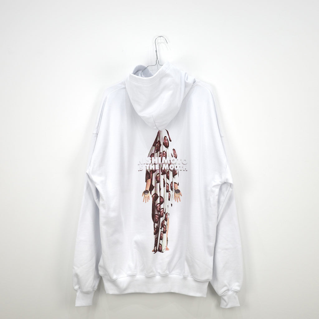 NISHIMOTO IS THE MOUTH BELIEVER FC SWEAT HOODIE NIM-B03 WHITE