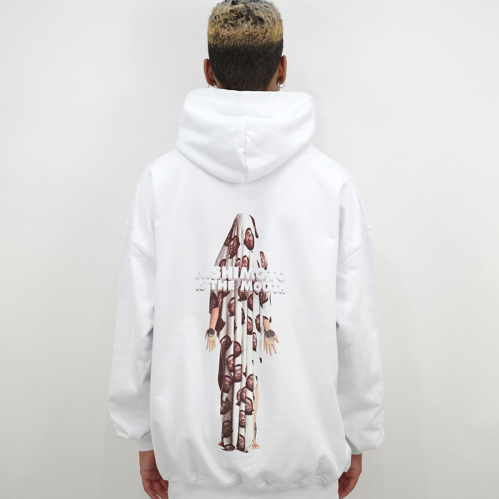 NISHIMOTO IS THE MOUTH BELIEVER FC SWEAT HOODIE NIM-B03 WHITE