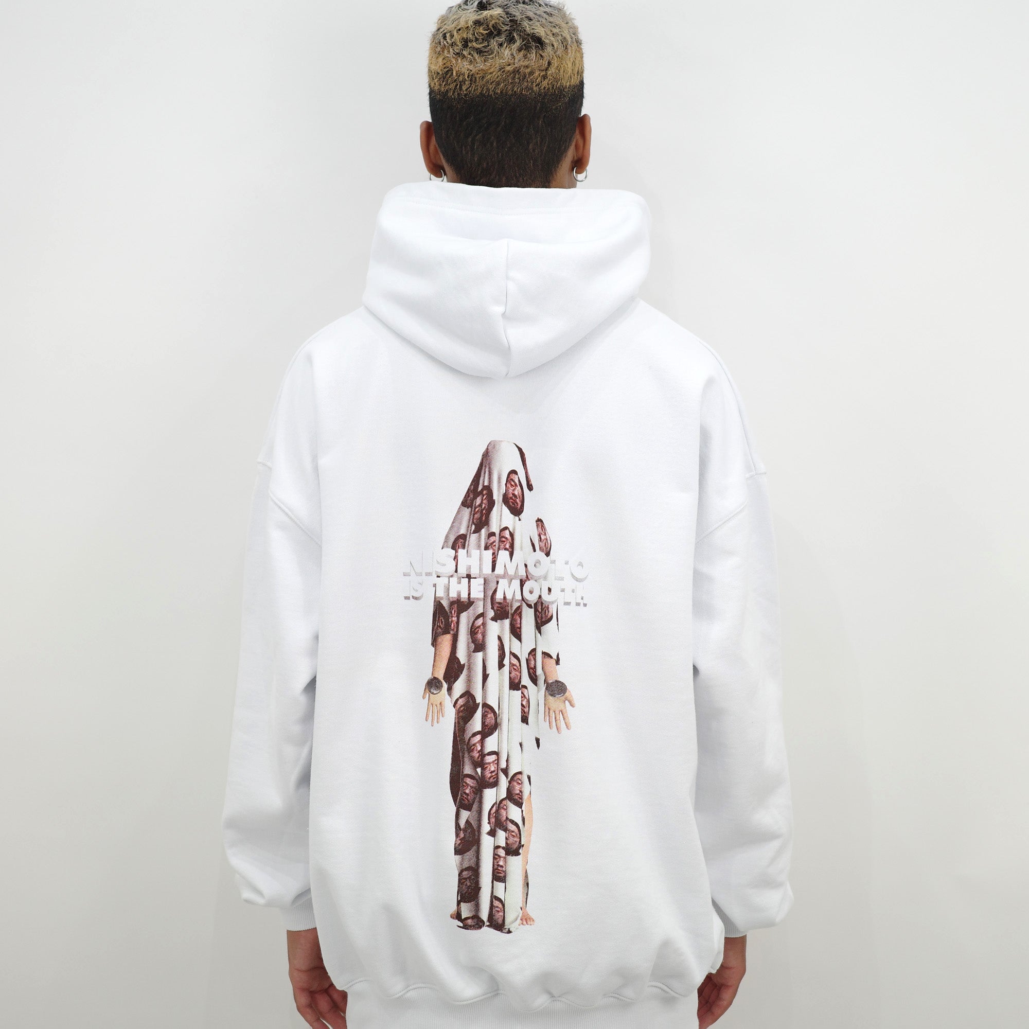 NISHIMOTO IS THE MOUTH BELIEVER FC SWEAT HOODIE NIM-B03 WHITE