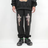 NISHIMOTO IS THE MOUTH BELIEVER FC SWEATPANTS NIM-B05 BLACK