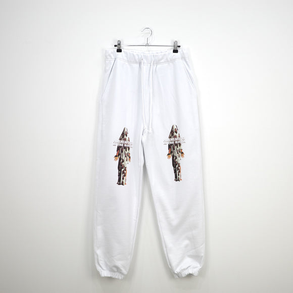 NISHIMOTO IS THE MOUTH BELIEVER FC SWEATPANTS NIM-B05 WHITE