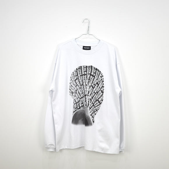 NISHIMOTO IS THE MOUTH  BELIEVER MN L/S TEE NIM-B12 WHITE