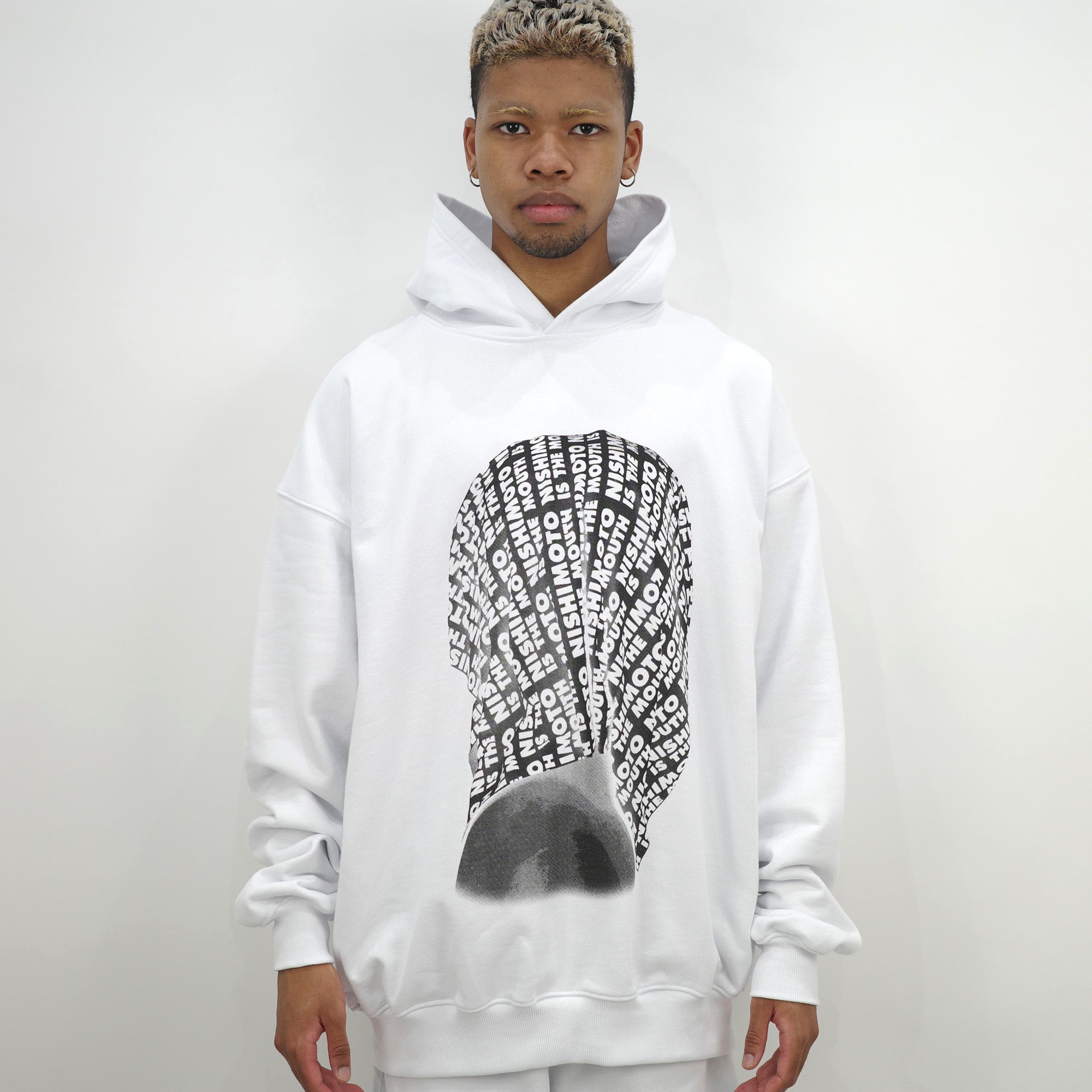 NISHIMOTO IS THE MOUTH BELIEVER MN SWEAT HOODIE NIM-B13 WHITE