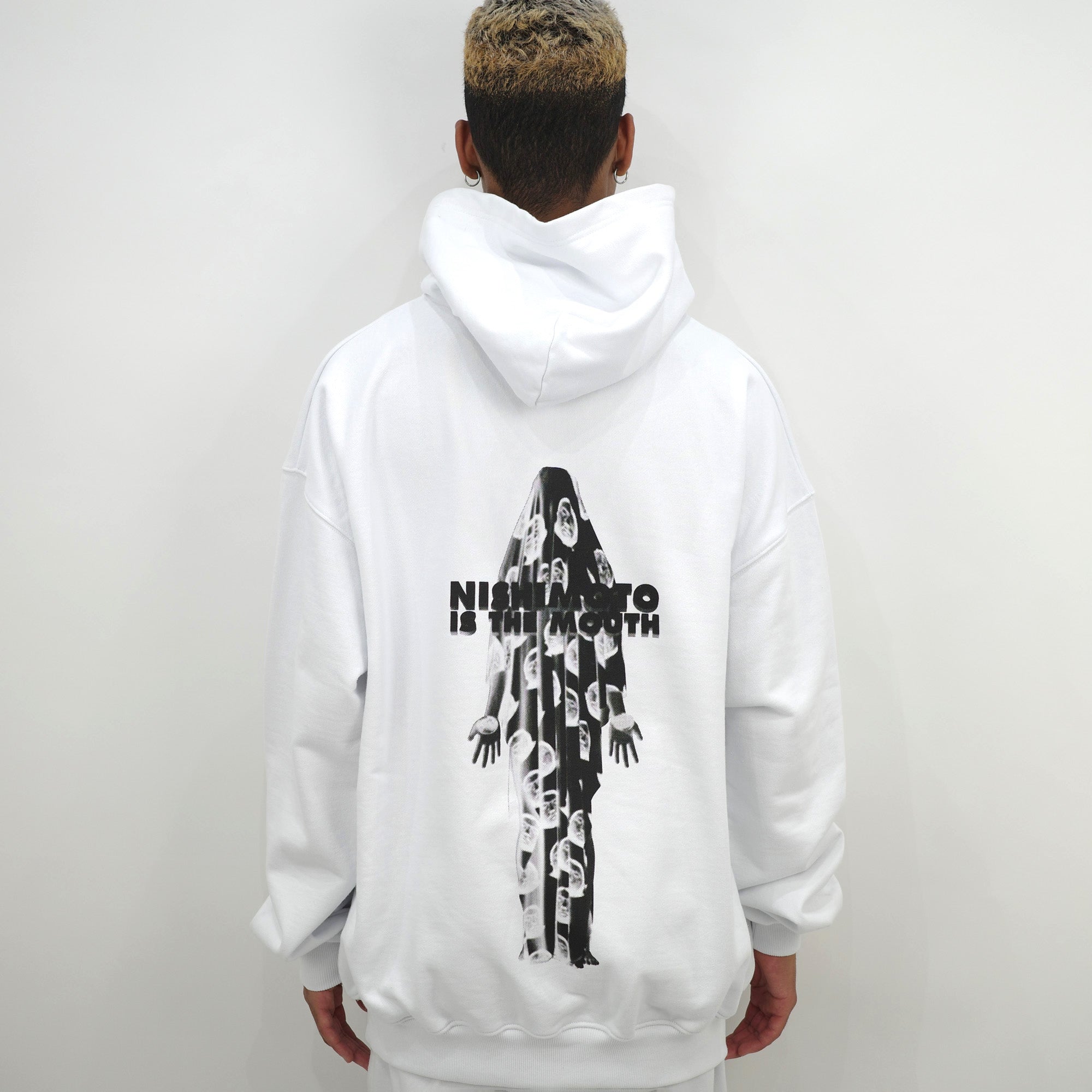 NISHIMOTO IS THE MOUTH BELIEVER MN SWEAT HOODIE NIM-B13 WHITE 