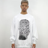 NISHIMOTO IS THE MOUTH BELIEVER MN SWEAT SHIRTS NIM-B14 WHITE