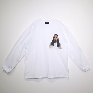 [Scheduled for delivery in mid-August] NISHIMOTO IS THE MOUTH QUILT L/S TEE NIM-C02 WHITE