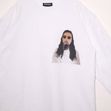 [Scheduled for delivery in mid-August] NISHIMOTO IS THE MOUTH QUILT L/S TEE NIM-C02 WHITE