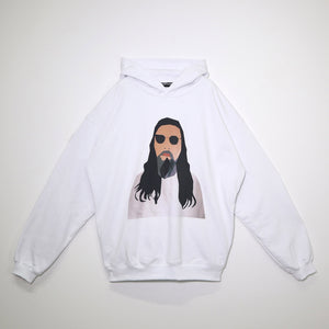 NISHIMOTO IS THE MOUTH QUILT SWEAT HOODIE NIM-C03 WHITE