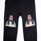 [Scheduled for delivery in mid-August] NISHIMOTO IS THE MOUTH QUILT SWEAT PANTS NIM-C05 BLACK