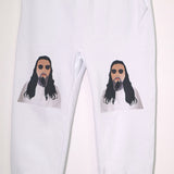 NISHIMOTO IS THE MOUTH QUILT SWEAT PANTS NIM-C05 WHITE