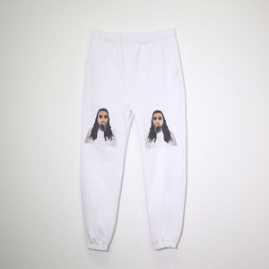 [Scheduled for delivery in mid-August] NISHIMOTO IS THE MOUTH QUILT SWEAT PANTS NIM-C05 WHITE