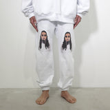 [Scheduled for delivery in mid-August] NISHIMOTO IS THE MOUTH QUILT SWEAT PANTS NIM-C05 WHITE