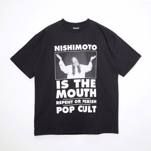 [Scheduled for delivery in mid-August] NISHIMOTO IS THE MOUTH POP-CULT S/S TEE NIM-C11 BLACK